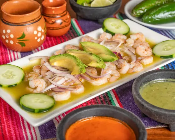 Aguachiles Verde de Cameron at Autentica Taqueria in Miami