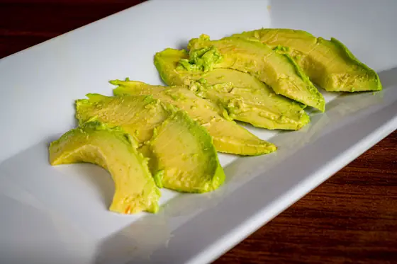 Avocado slices at Autentica Taqueria in Miami