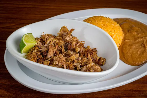 Carnitas Platter at Autentica Taqueria in Miami
