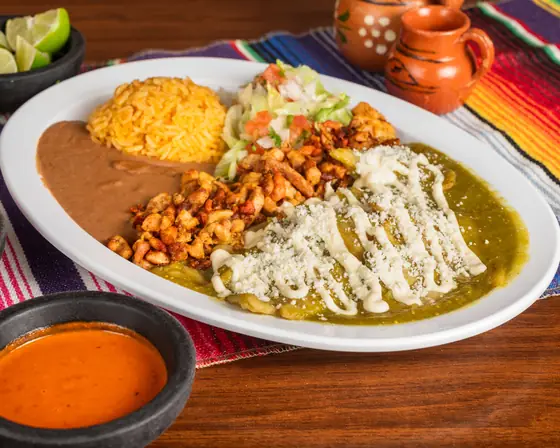 Chilaquiles, Antojitos Mexicanos at Autentica Taqueria, Miami