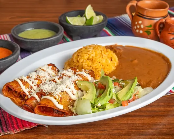 Enchiladas at Autentica Taqueria in Miami