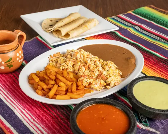 Huevos a la Mexicana at Autentica Taqueria in Miami