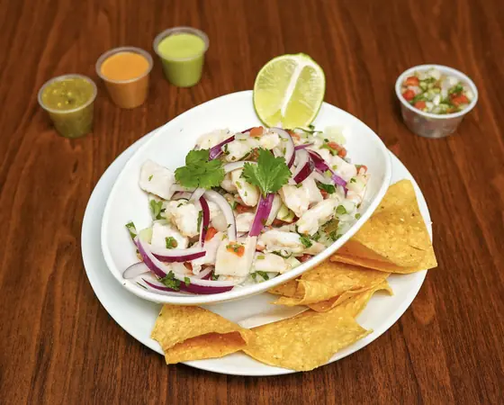 Shrimp Ceviche at Autentica Taqueria in Miami
