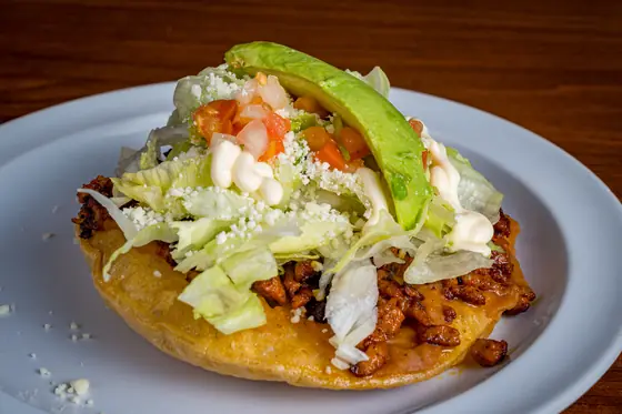 Tostada at Autentica Taqueria in Miami